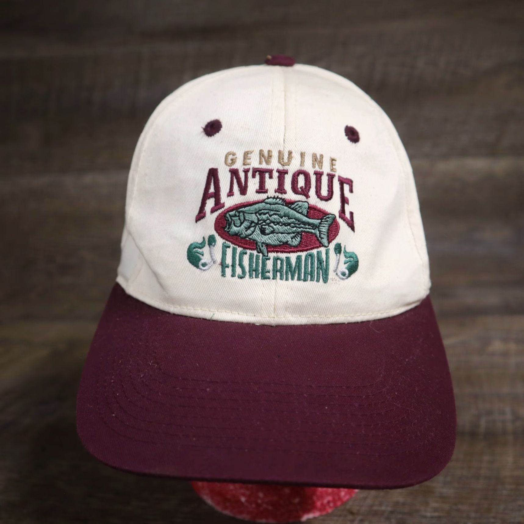 J Brand VINTAGE Antique Brand Fishing Hat Baseball Cap Men Adjustable 1990s Beige Size ONE SIZE - 2 Thumbnail