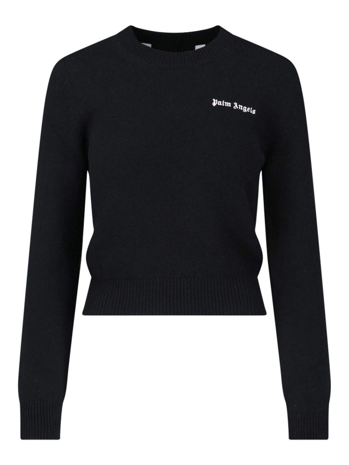 Palm Angels o1gr1nt0425 Classic Logo Sweater in Black Size S / US 4 / IT 40 - 1 Thumbnail