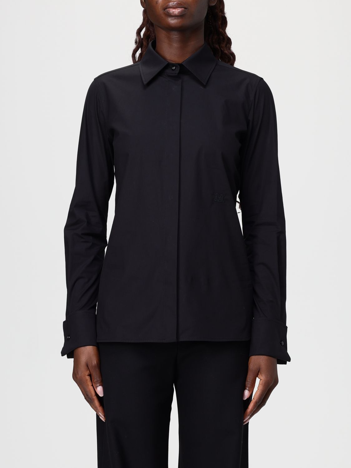 Max Mara Max Mara Shirt Woman Black Size L / US 10 / IT 46 - 1 Thumbnail
