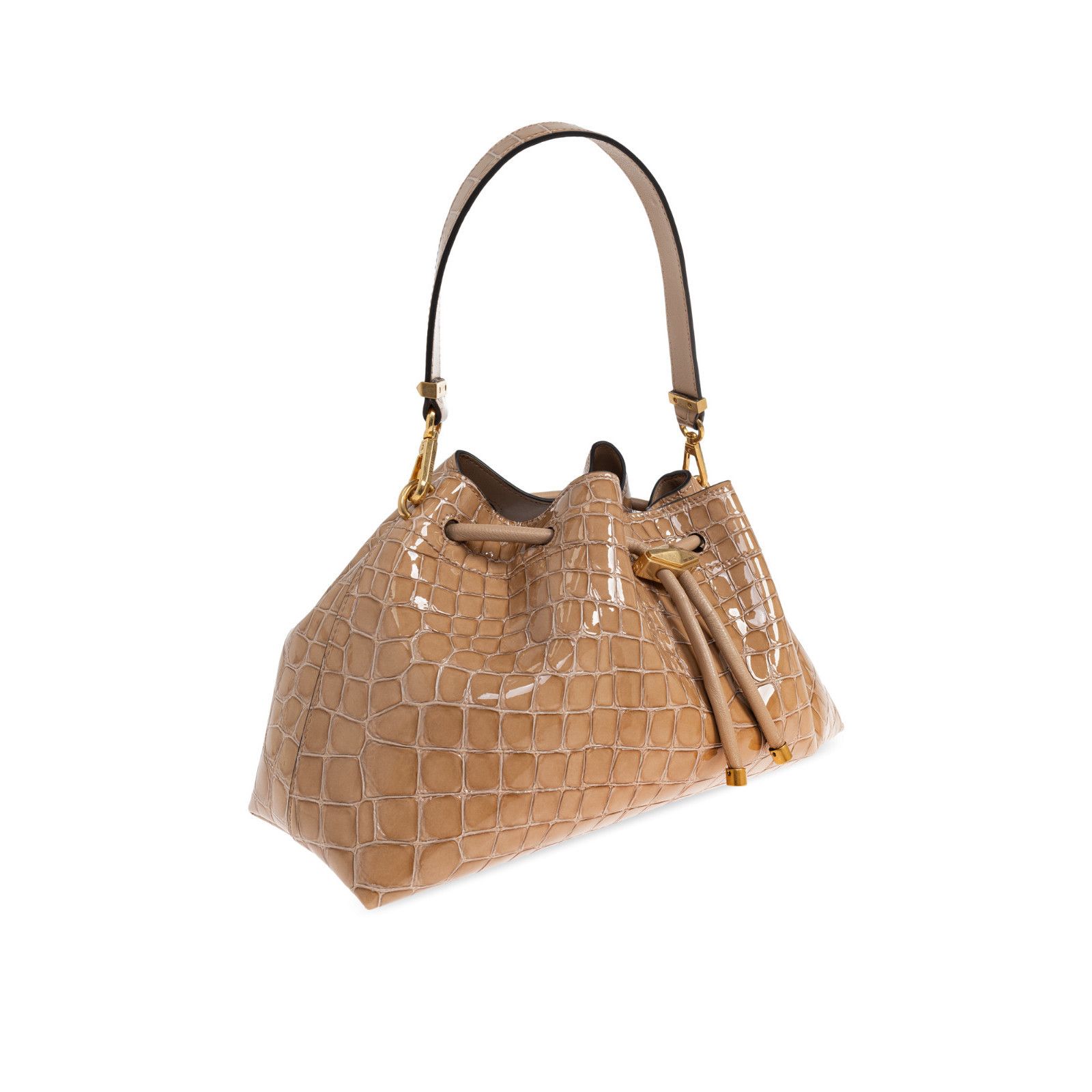 Jimmy Choo Jimmy Choo Cinch Brown Leather Shoulder Bag New & Authentic Size ONE SIZE - 3 Thumbnail