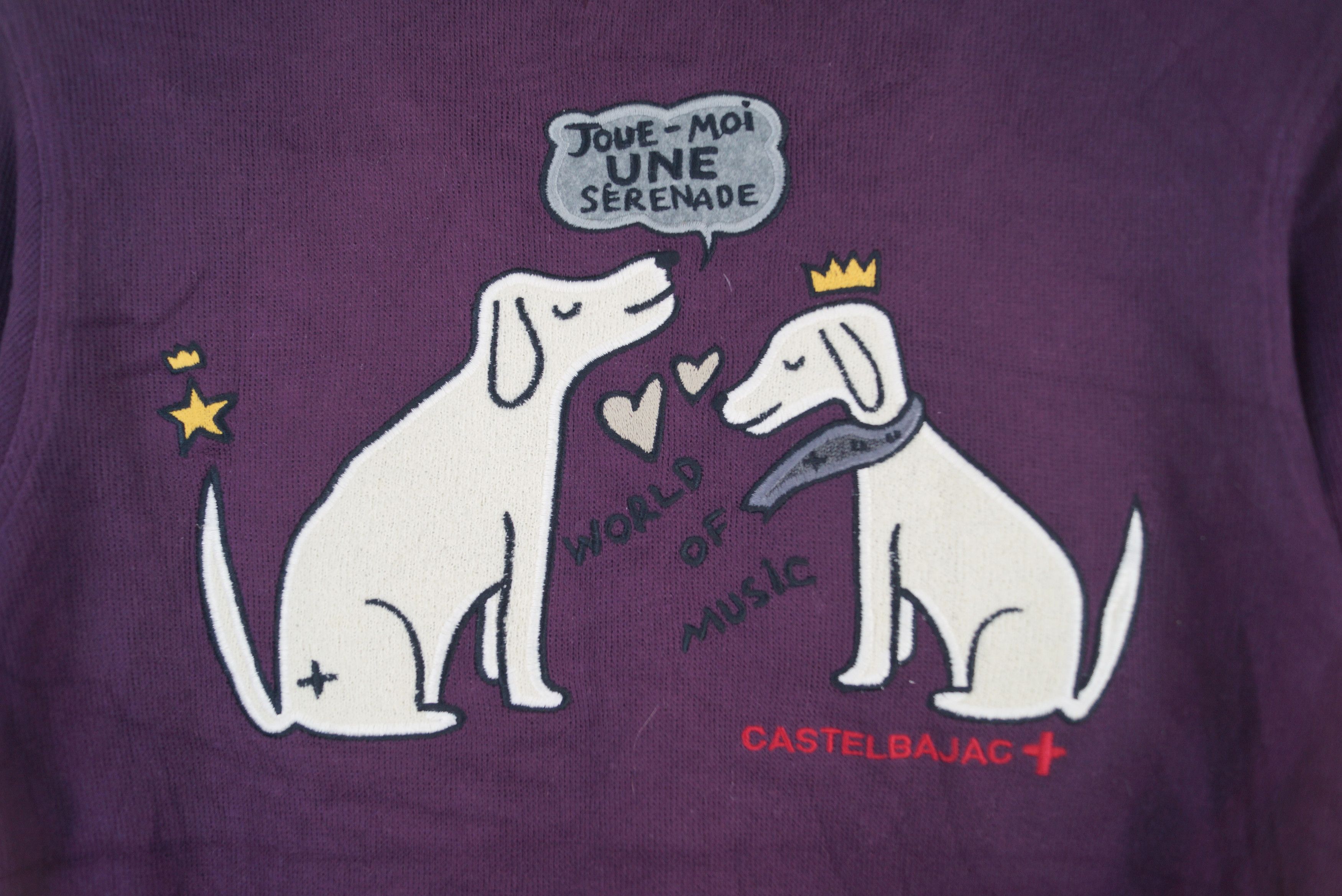 Jean Charles De Castelbajac × Vintage Sweatshirt Castelbajac V Neck Nice Design Size US XS / EU 42 / 0 - 6 Thumbnail
