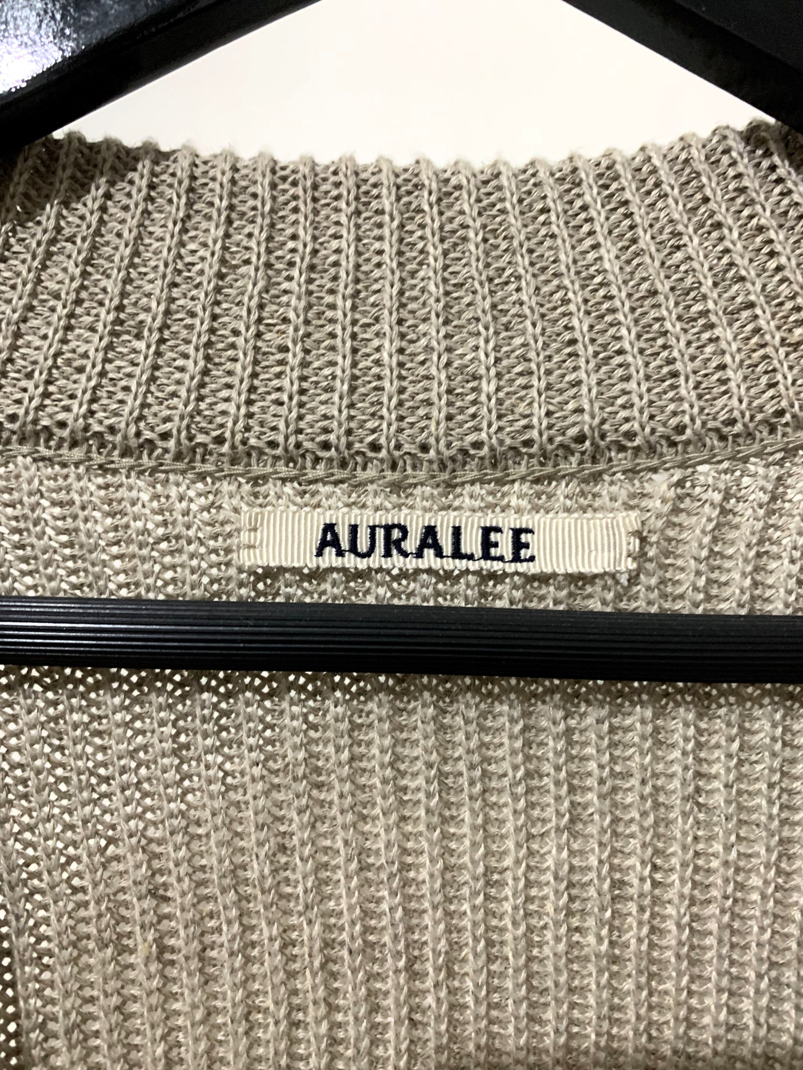 Auralee HEMP RIB KNIT BIG CARDIGAN Size US XL / EU 56 / 4 - 3 Thumbnail