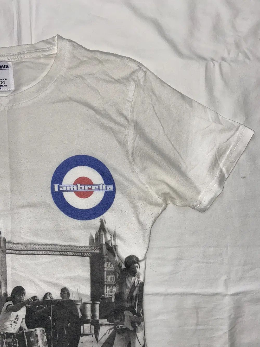 Lambretta VINTAGE LAMBRETTA MOTO RACING ALLOVER PRINT ROCK TEE T SHIRT Size US S / EU 44-46 / 1 - 10 Thumbnail