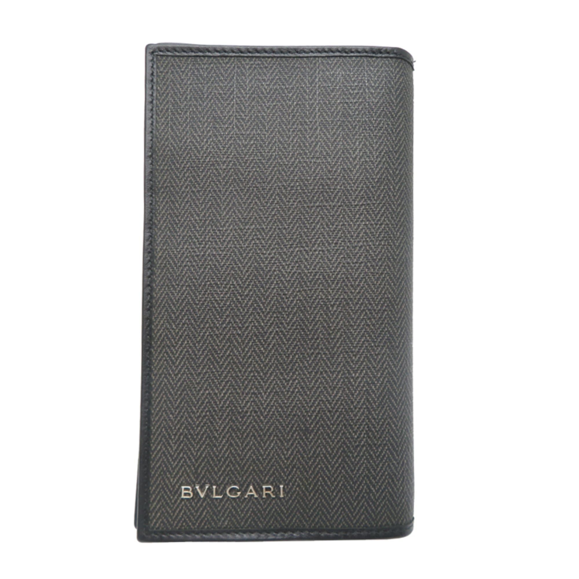 Bvlgari Bvlgari Weekend Bi-fold Wallet, Women's/Men's Long 32582, Gray Size ONE SIZE - 1 Thumbnail