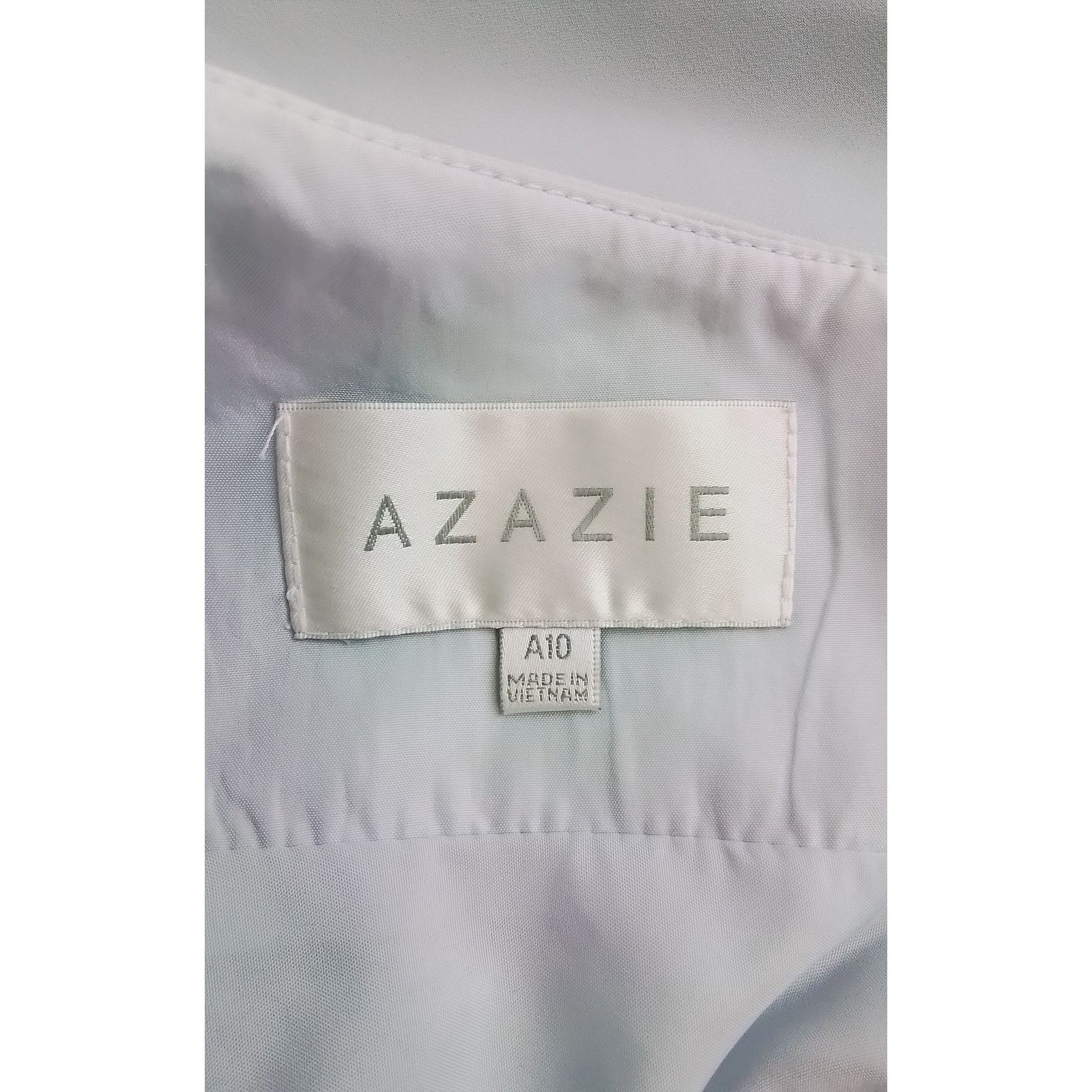 Other Azazie Racerback Aline Formal Dress Women's 10 Baby Blue Size L / US 10 / IT 46 - 6 Thumbnail