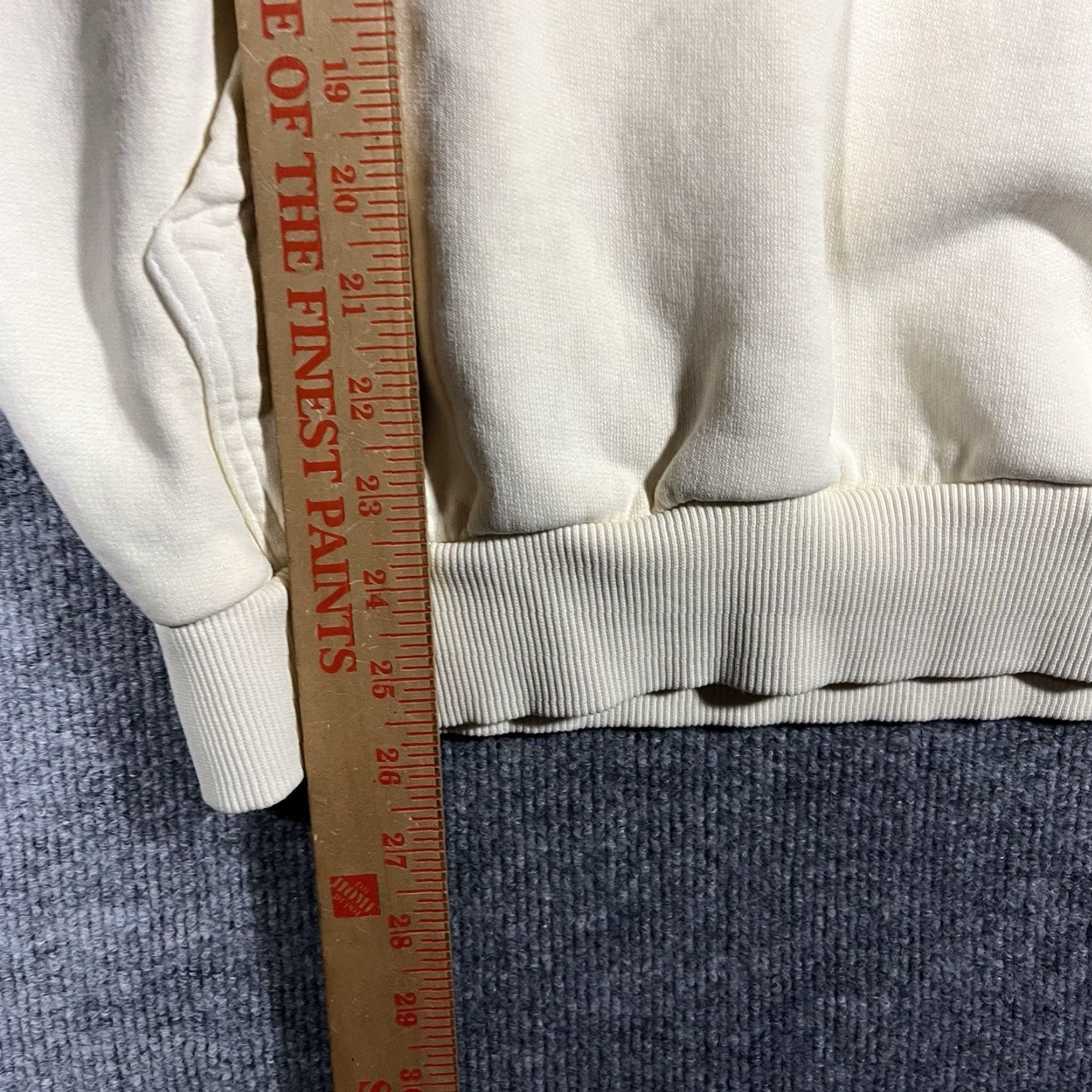 Vintage Zach Bryan Quittin Time 2024 Tour Hoodie Unbranded Men’s Small Ivory Graphic Print Heavyweight Hooded Pullover N/A Size US S / EU 44-46 / 1 - 7 Thumbnail