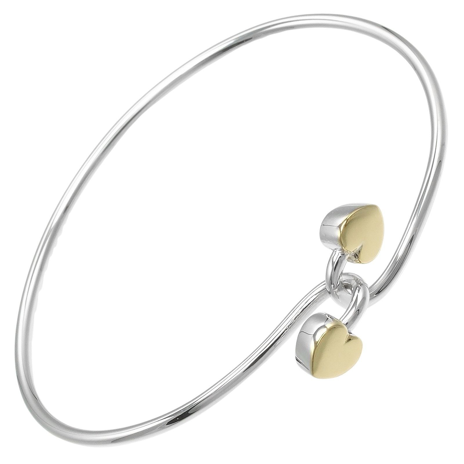 Tiffany & Co. Tiffany & Co. Tiffany & Co. Double Heart Silver 925 Au750 Bracelet Metal Bracelet DUTY FREE for USA Size ONE SIZE - 1 Thumbnail