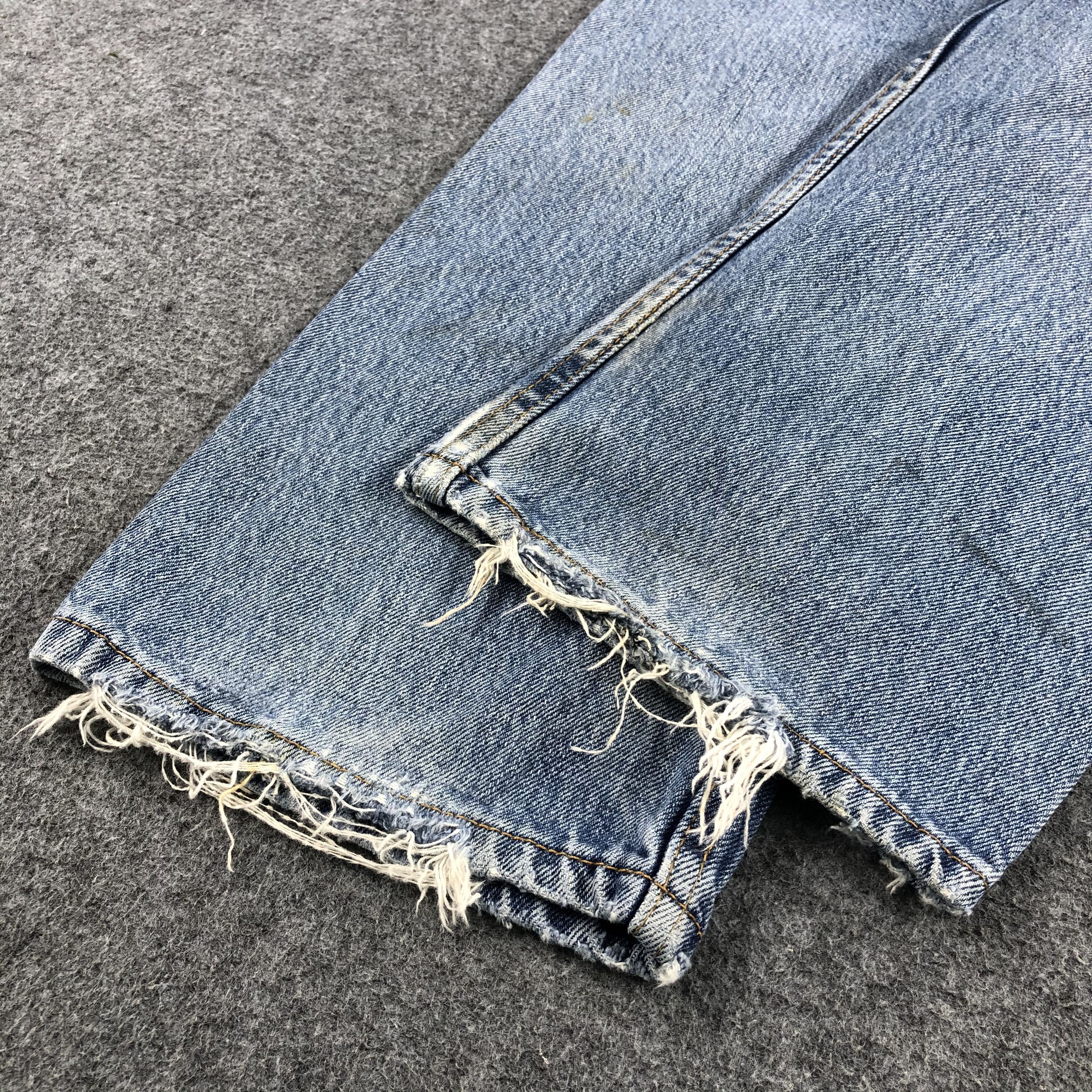 Levi's × Vintage Vintage Distress Levis 505 Jeans-JM1235 Size US 34 / EU 50 - 5 Thumbnail