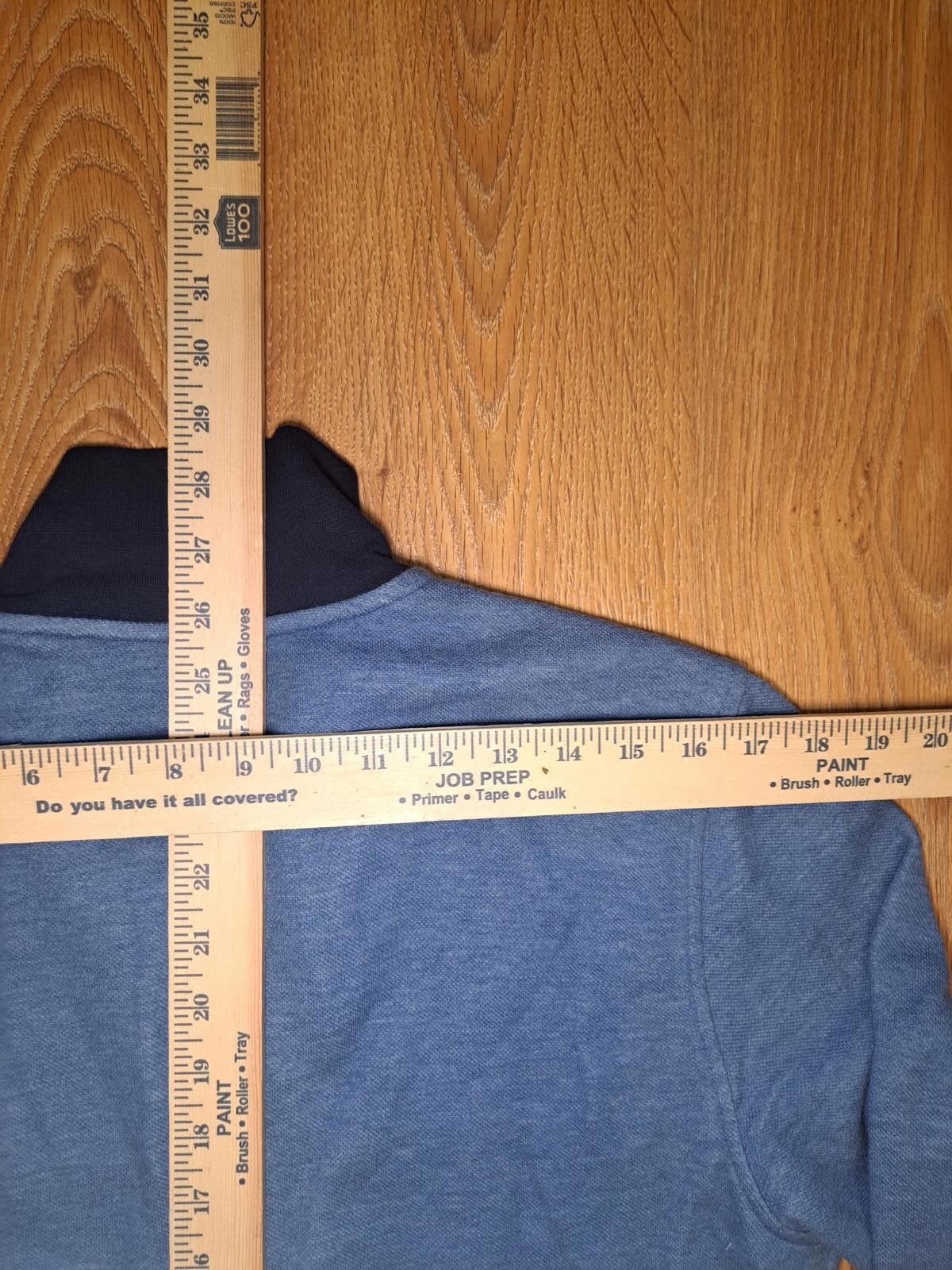 Brooks Brothers Brooks Brothers Quarter Zip Sweater Mens Medium Blue Cotton Size US M / EU 48-50 / 2 - 7 Thumbnail