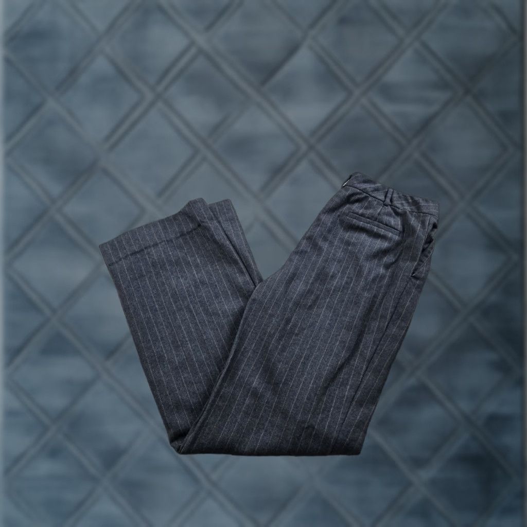 Brooks Brothers Brooks Brothers Dress Pants Womens 8 Gray Striped Wool Straight Leg Lined Size 30" / US 8 / IT 44 - 1 Thumbnail