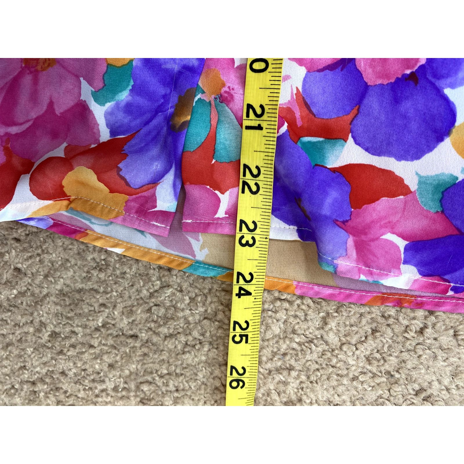 Vintage Vintage Vibrant Floral Laura Mae Button Front Shirt 8 Size M / US 6-8 / IT 42-44 - 6 Thumbnail