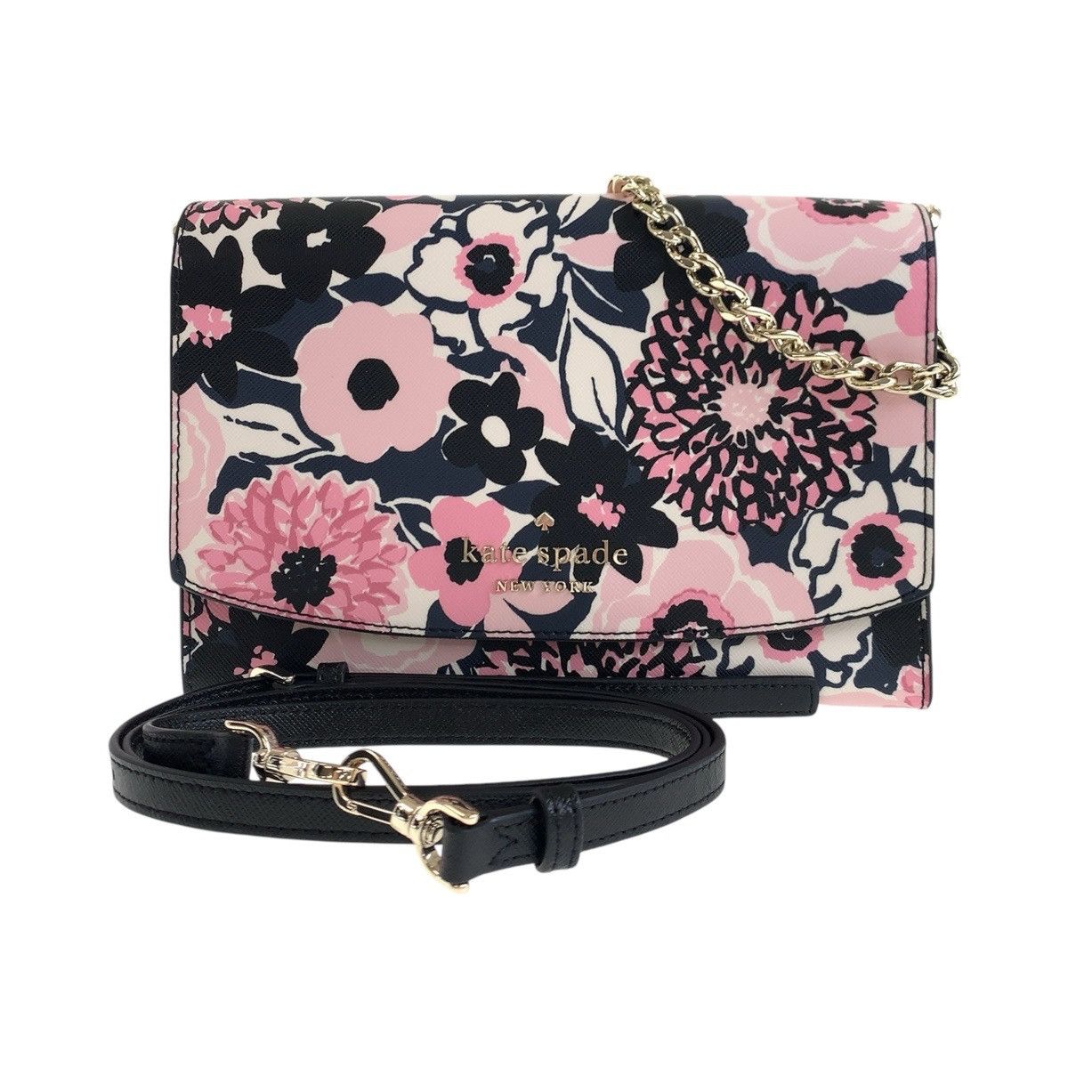 Kate Spade Kate Spade Flower Pvc Shoulder Bag Plastic Shoulder Bag in Pink, Women's