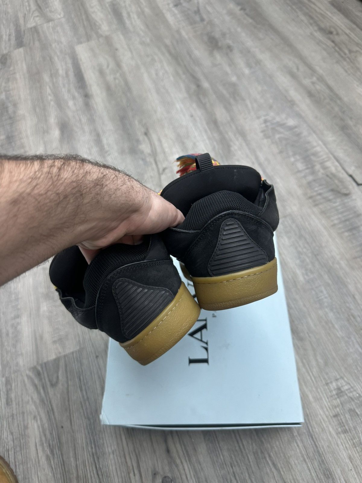 Lanvin Lanvin Curb Sneaker Black Size US 10 / EU 43 - 5 Thumbnail