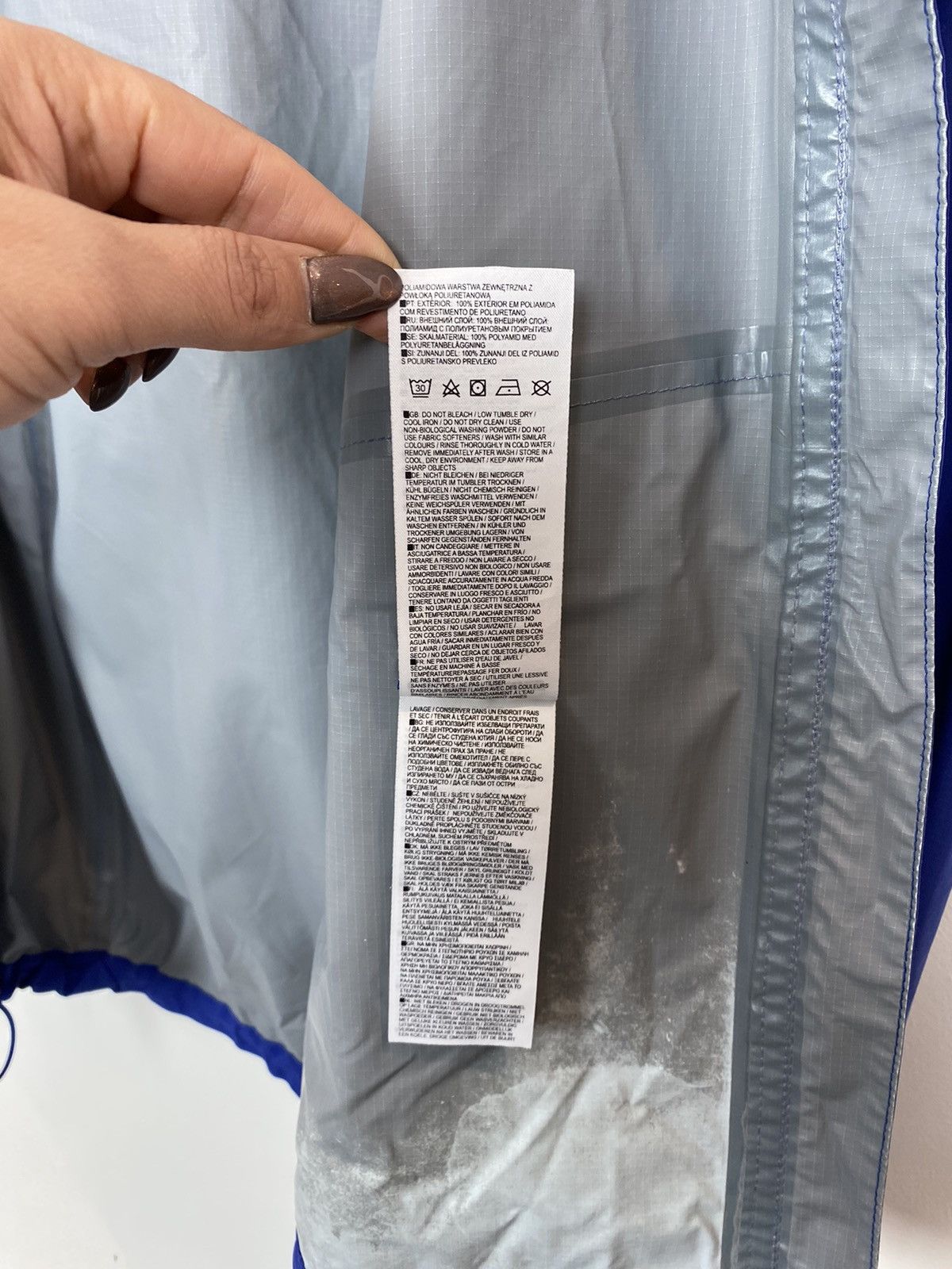 Berghaus Berghaus AQ2 Nylon Hooded Outdoor Jacket Gorpcore Logo Blue Size XL / US 12-14 / IT 48-50 - 10 Thumbnail
