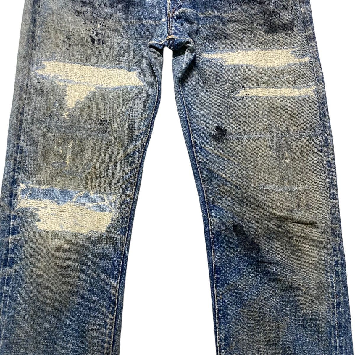 Levi's Vintage 60s Levis 501 Big E Redline Denim Jeans Button 8 Size US 30 / EU 46 - 6 Thumbnail