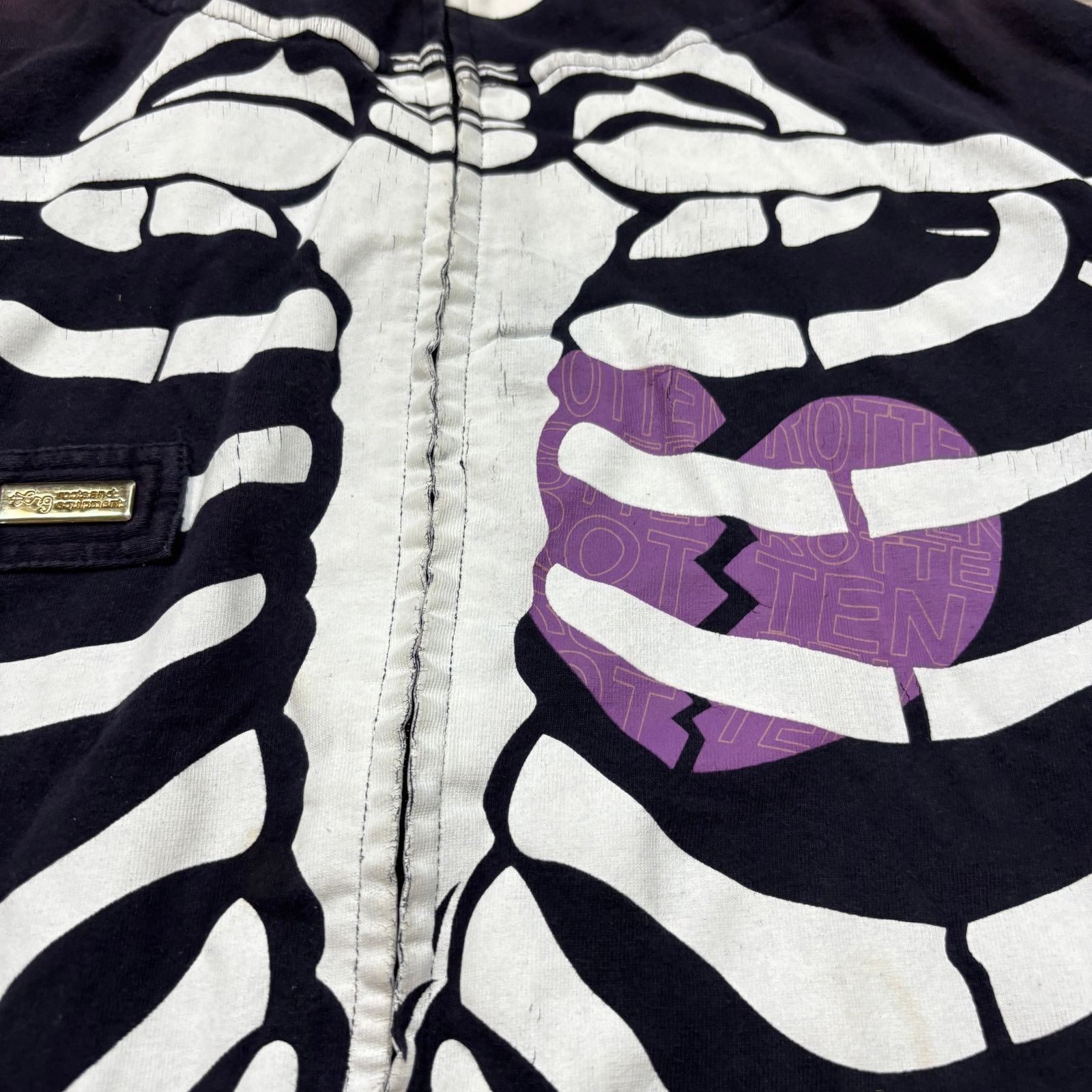 LRG LRG Lifted Research Group Dead Serious Skeleton Hoodie 4XL Size US XXL / EU 58 / 5 - 11 Thumbnail