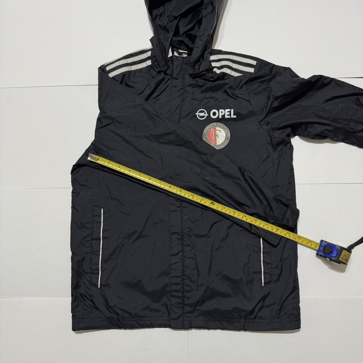 Adidas Adidas Feyenoord Rotterdam Black Football Jacket Windbreaker Size US S / EU 44-46 / 1 - 4 Thumbnail