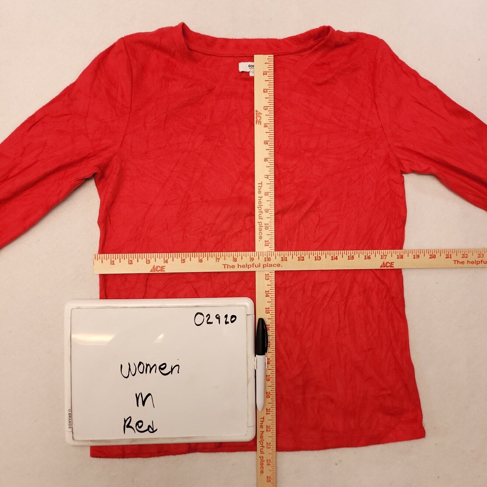 Sonoma Sonoma Sleepwear Casual Pajama Shirt Womens Size Medium Red Size ONE SIZE - 6 Thumbnail