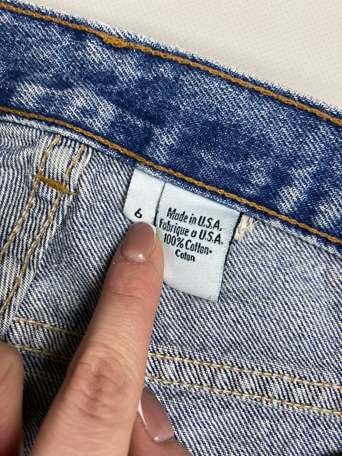 Calvin Klein × Vintage Calvin Klein Vintage 90s washed denim ladies jeans size 6 Size 28" / US 6 / IT 42 - 14 Thumbnail