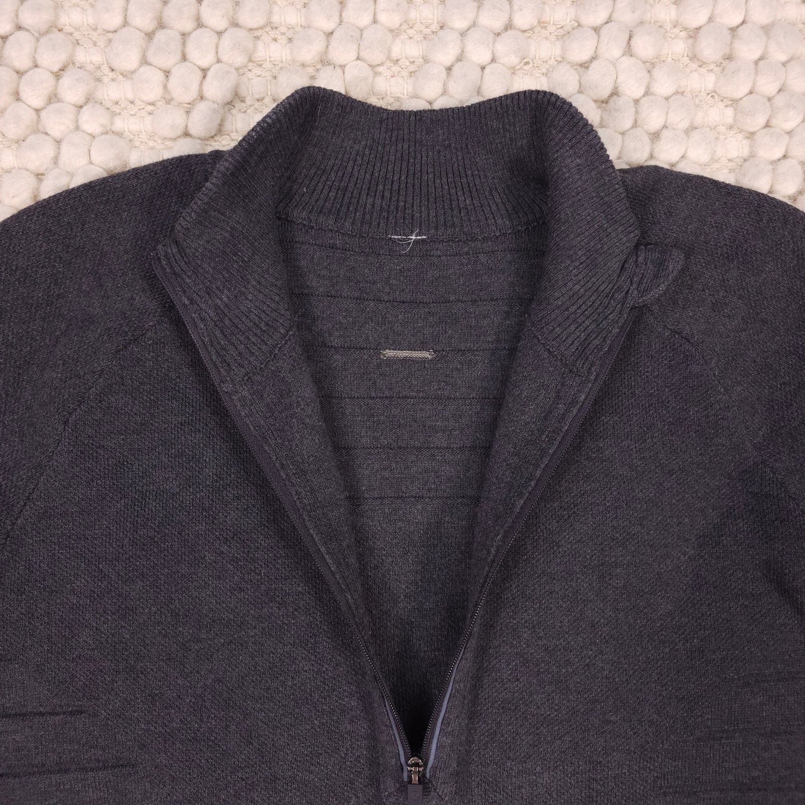 Lululemon Lululemon Lightning Bold 1/2 Zip Heathered Graphite Gray M Size M / US 6-8 / IT 42-44 - 6 Thumbnail