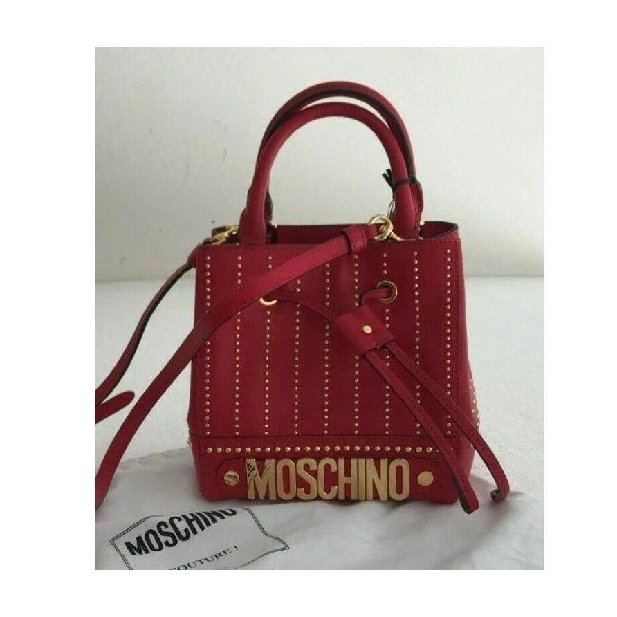 Moschino SS17 Moschino Couture Jeremy Scott Gold LEATHER BUCKET BAG Size ONE SIZE - 1 Thumbnail