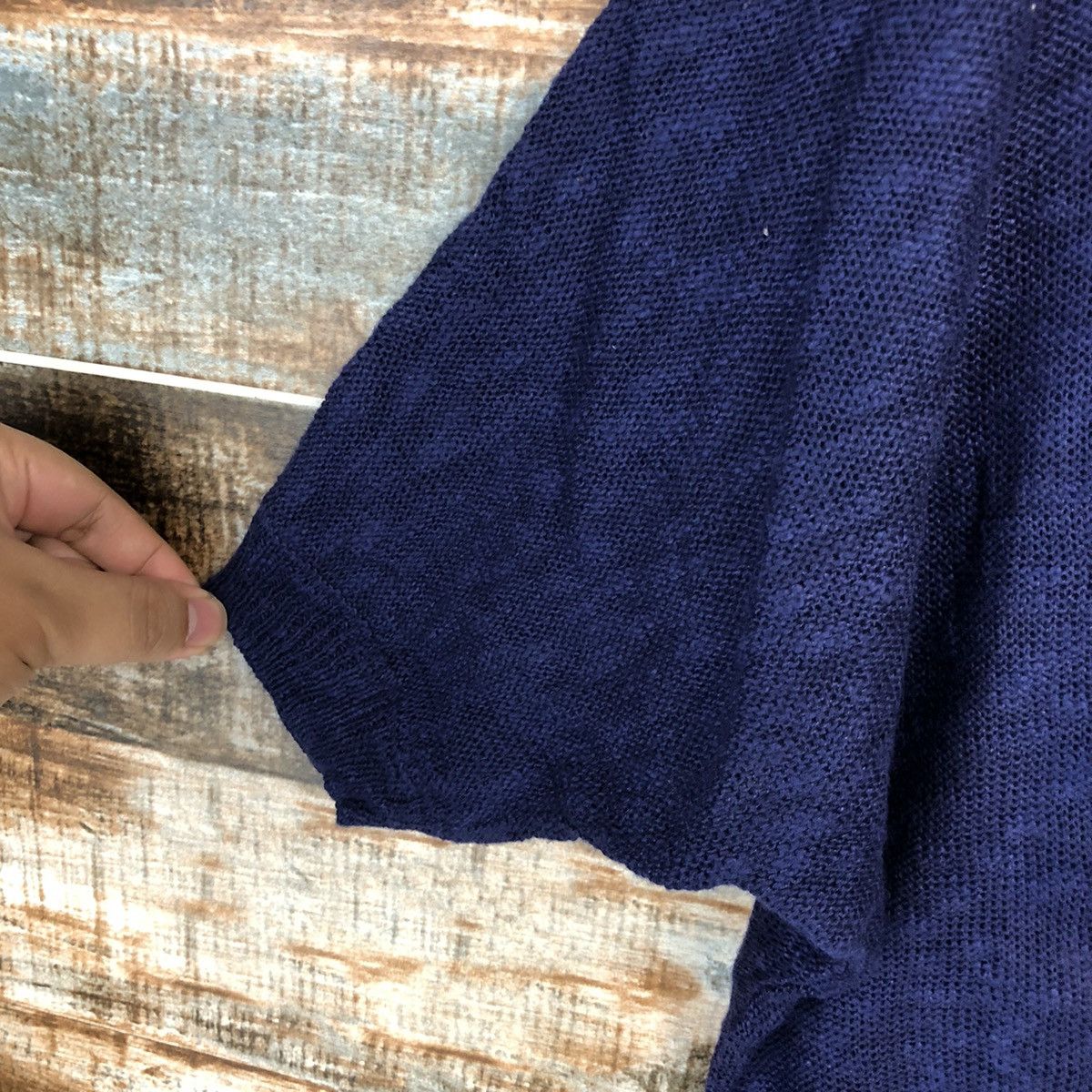 Homespun Knitwear × Japanese Brand Coen Blue Knitwear #A1621 Size XL / US 12-14 / IT 48-50 - 7 Thumbnail