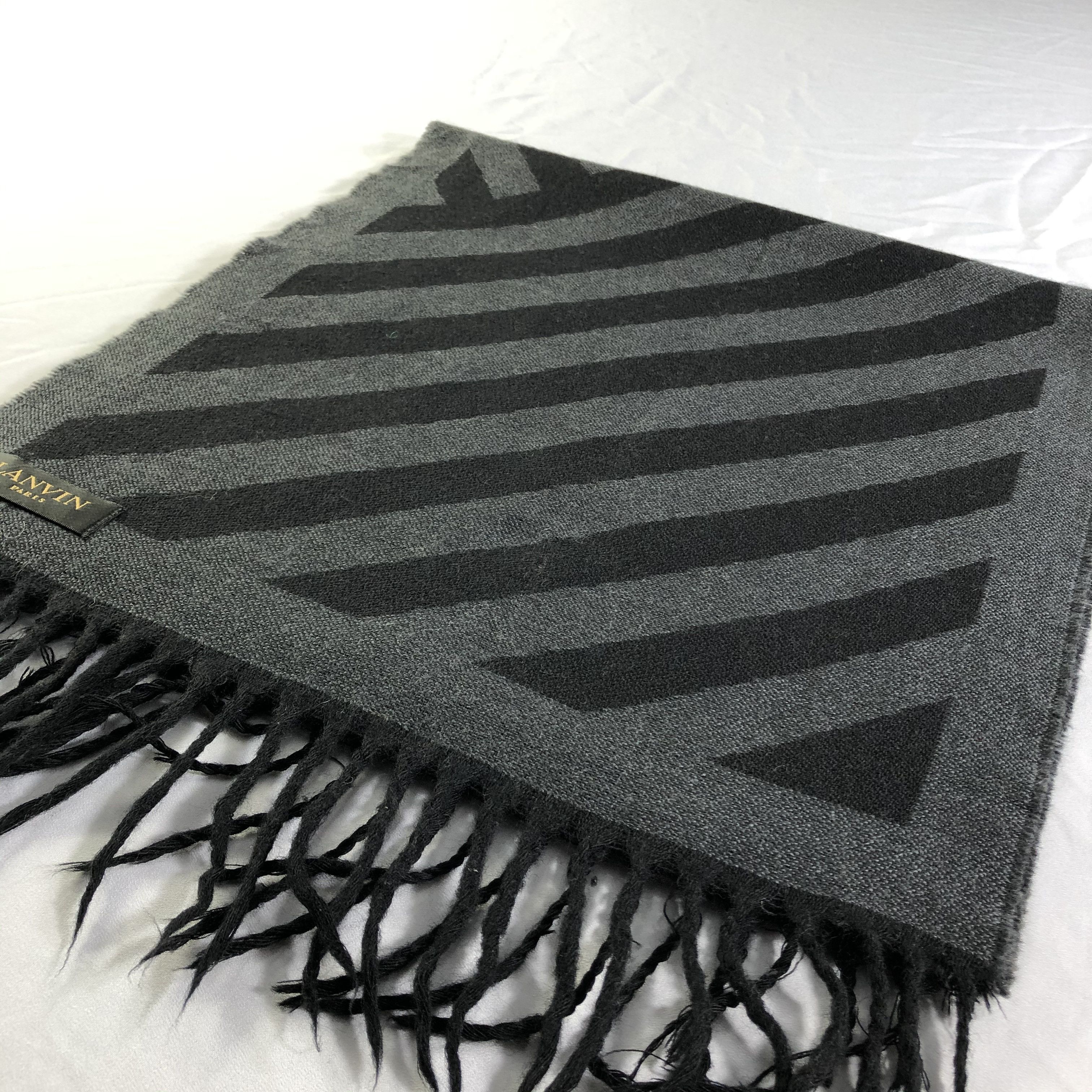 Lanvin Lanvin Wool Scarf Muffler Neckwear V2563 Size ONE SIZE - 3 Thumbnail