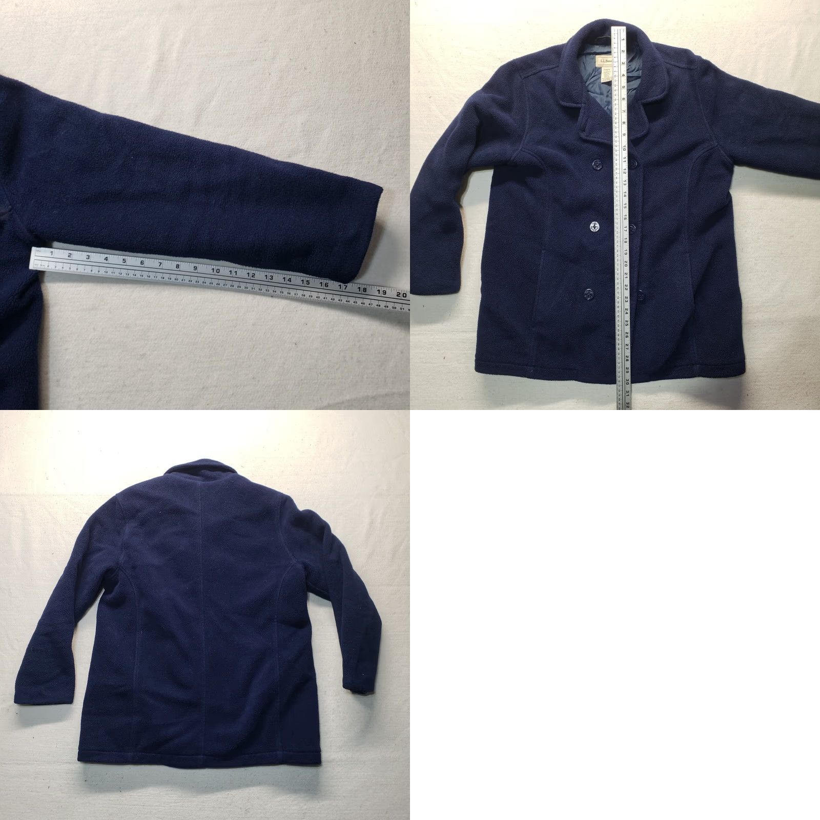 Vintage LL Bean Jacket Polartec Fleece Lined Full Button Women's L Large Business Coat Size L / US 10 / IT 46 - 8 Thumbnail