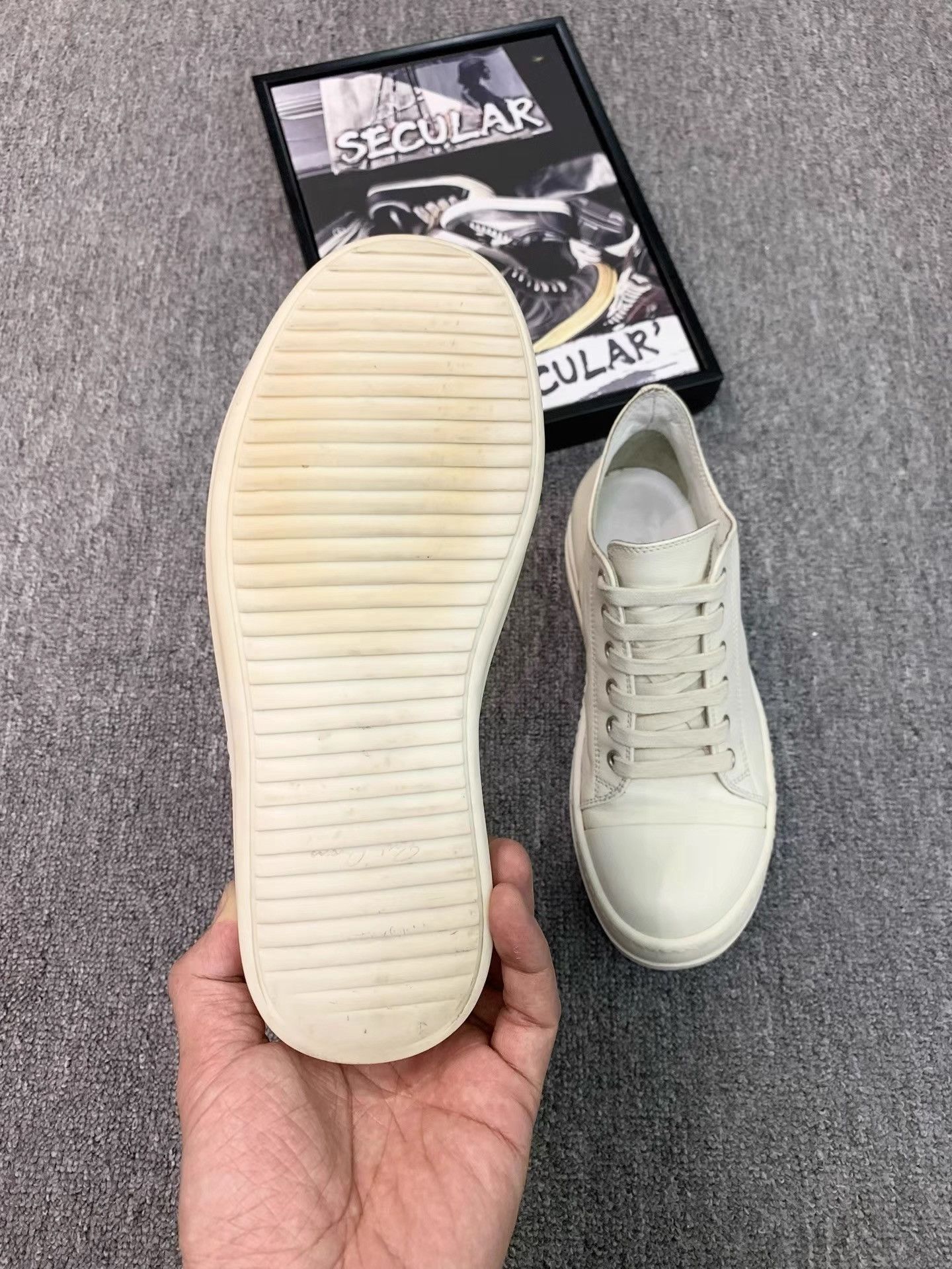 Rick Owens Rick Owens High Top Sneakers K34 Size US 5.5 / IT 35.5 - 8 Thumbnail