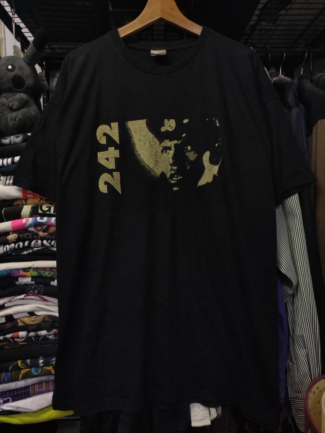 Band Tees Vtg 00's Front 242 " Moments in Budapest " Album Promo Size US XXL / EU 58 / 5 - 2 Thumbnail