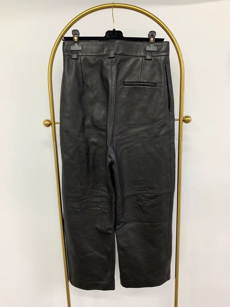 Balenciaga Balenciaga Black Leather Long Pants Size US 36 / EU 52 - 3 Thumbnail
