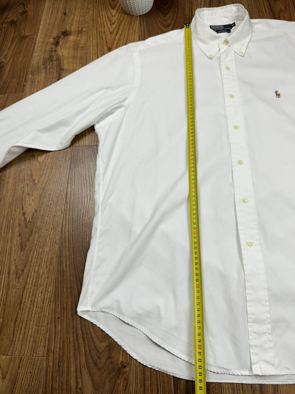 Polo Ralph Lauren White shirt Polo Ralph Lauren Oxford original old money item Size US XL / EU 56 / 4 - 7 Thumbnail