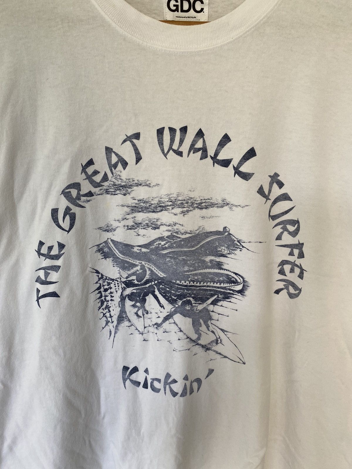 Japanese Brand × Narcotic GDC × The Rolling Stones 2000s CDG x Men No No Surf in Great wall china Size US L / EU 52-54 / 3 - 4 Thumbnail