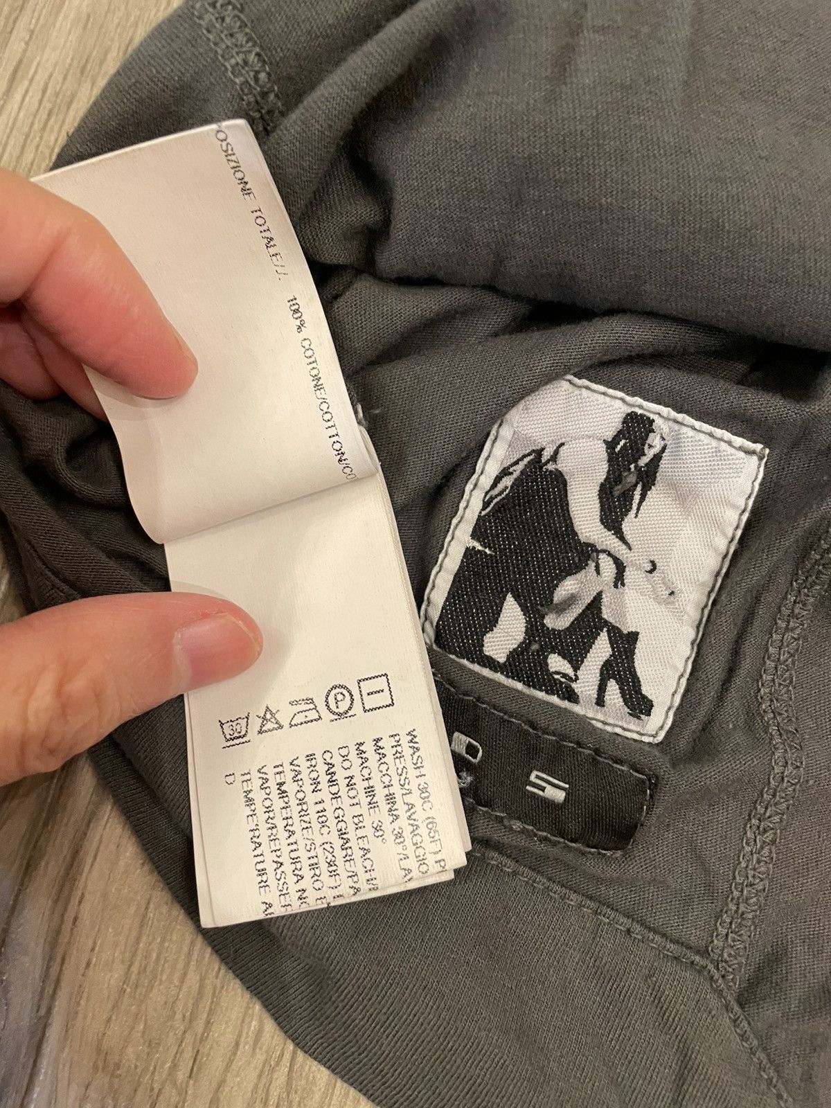 Rick Owens Drkshdw Rick Owens Extended Long LS Dust Size US XL / EU 56 / 4 - 6 Thumbnail