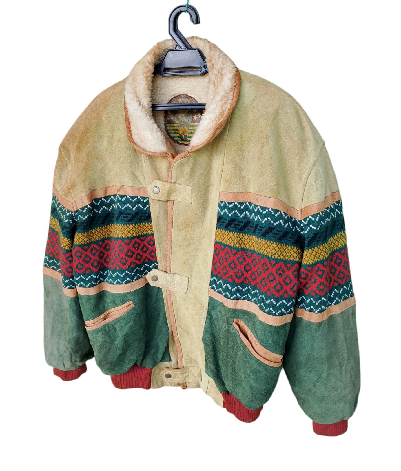 Japanese Brand Japanese Navajo Bomber Jacket Like Visvim Size US L / EU 52-54 / 3 - 9 Thumbnail