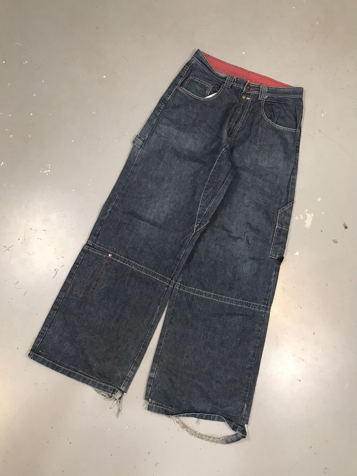 Vintage Vintage blue bolt big pocket carpenter cargo denim Size US 32 / EU 48 - 3 Thumbnail