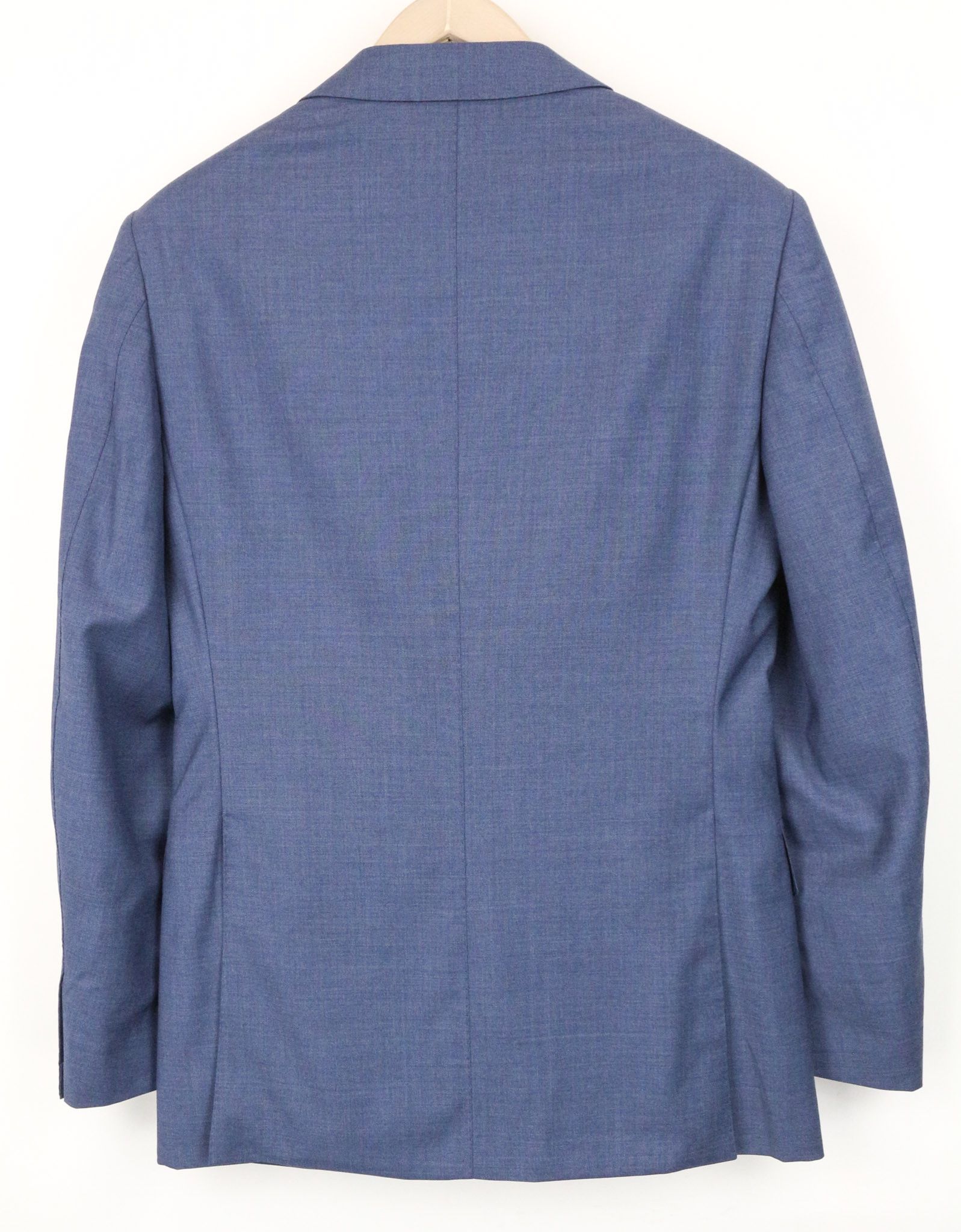 Suitsupply NAPOLI UK34R Blue Wool S110s Lined Suit 74713 Size 34R - 6 Thumbnail