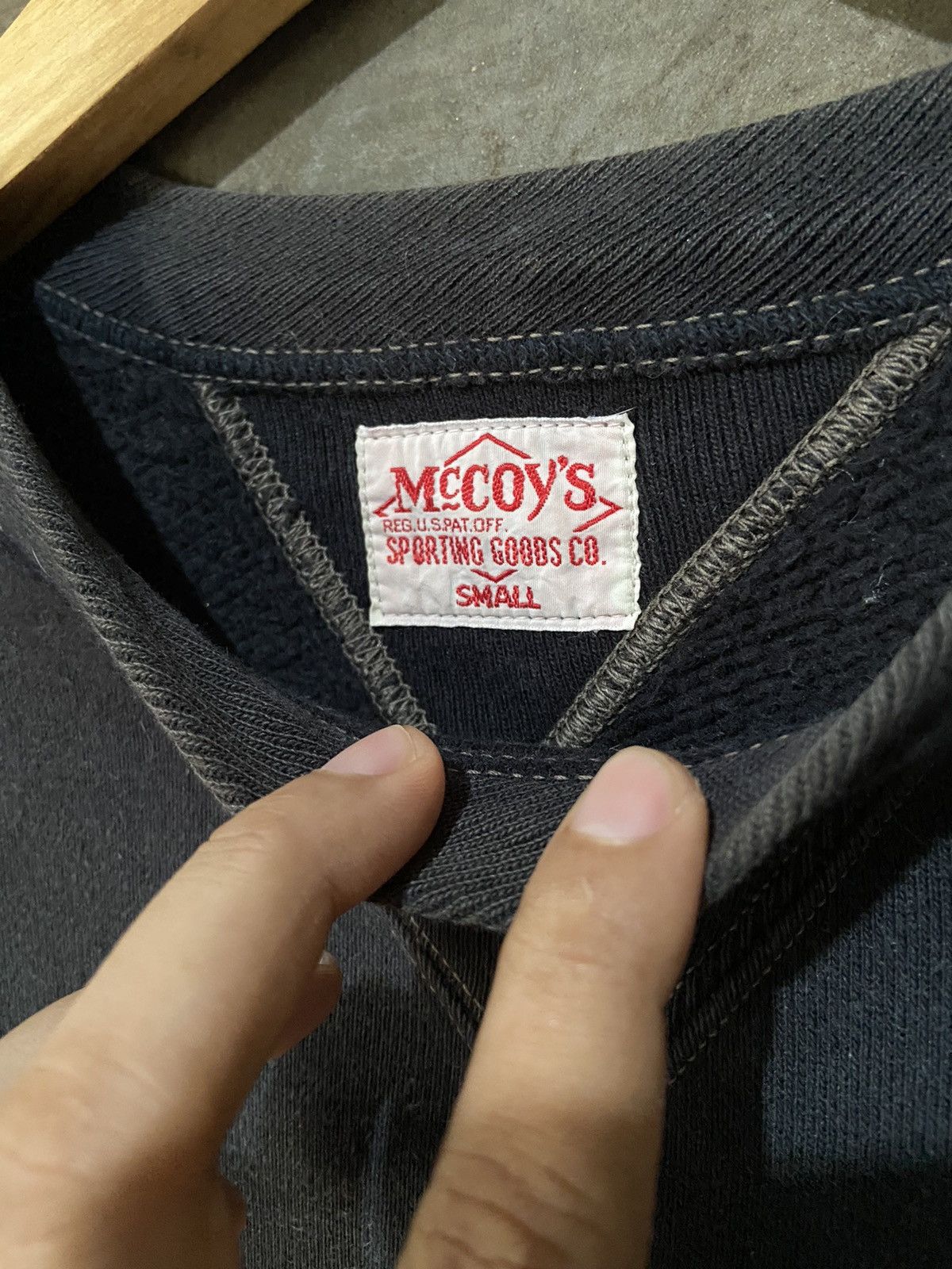 Mister Freedom Real McCoy's Double V Loopwheel Faded Swatshirts Size US S / EU 44-46 / 1 - 8 Thumbnail
