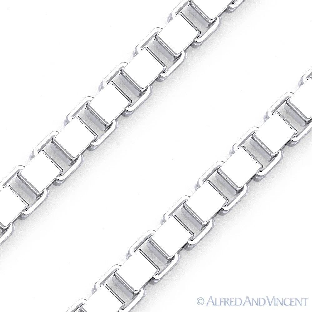 Other 4.5mm Classic Box Link Italian Chain Necklace Size ONE SIZE - 2 Thumbnail