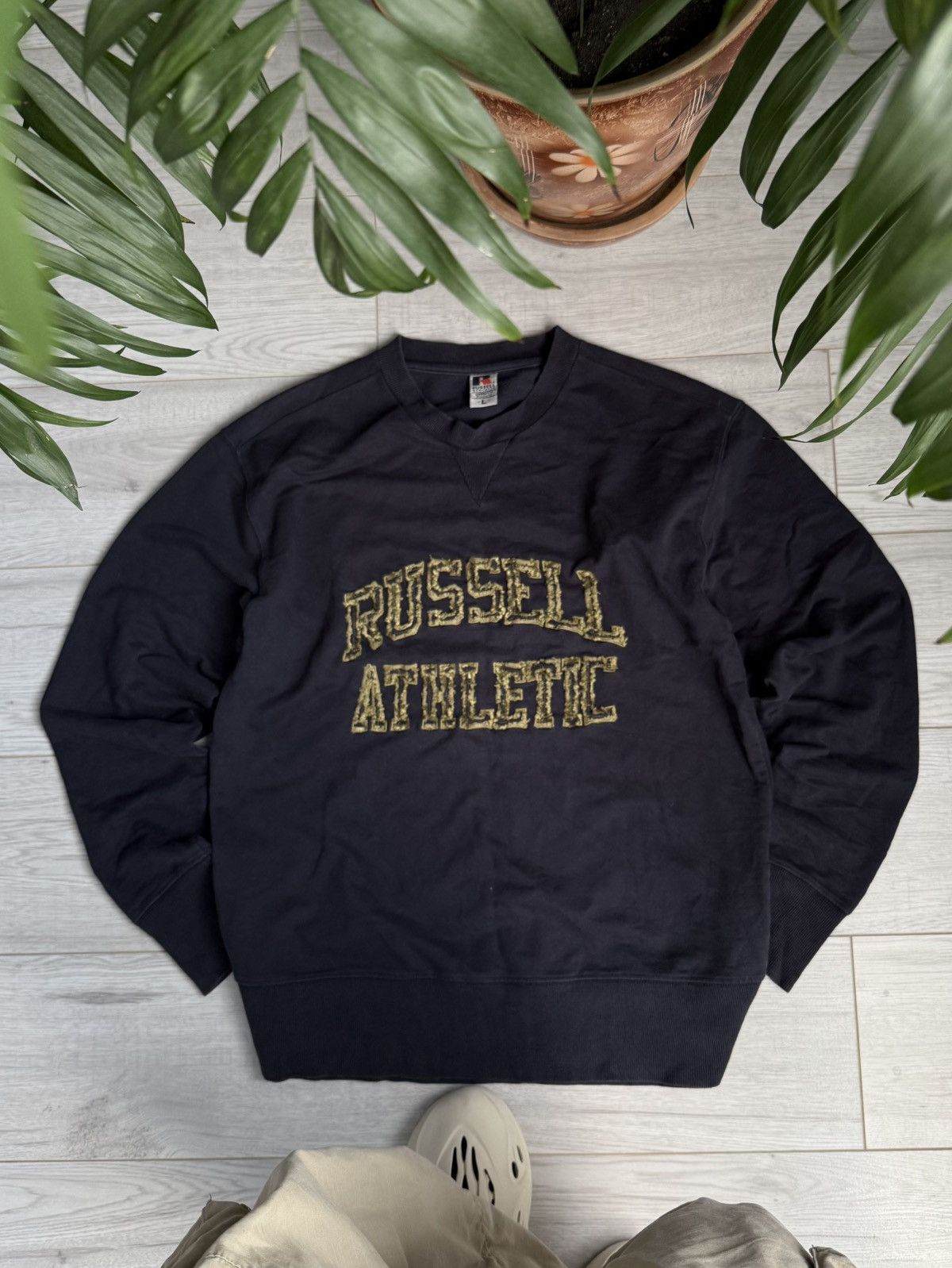 Russell Athletic × Vintage Vintage Sweatshirt Russell Athletic hype central logo Size US L / EU 52-54 / 3 - 1 Thumbnail