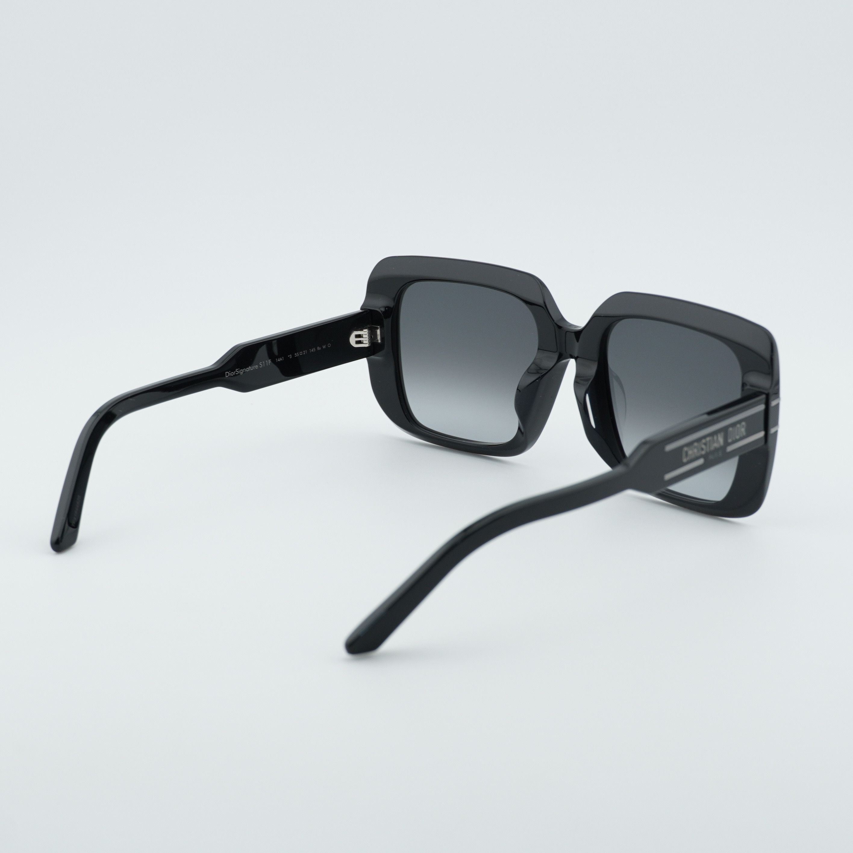 Dior Dior DIORSIGNATURE S11F 14A1 Sunglasses Black Square Frame Size ONE SIZE - 2 Thumbnail