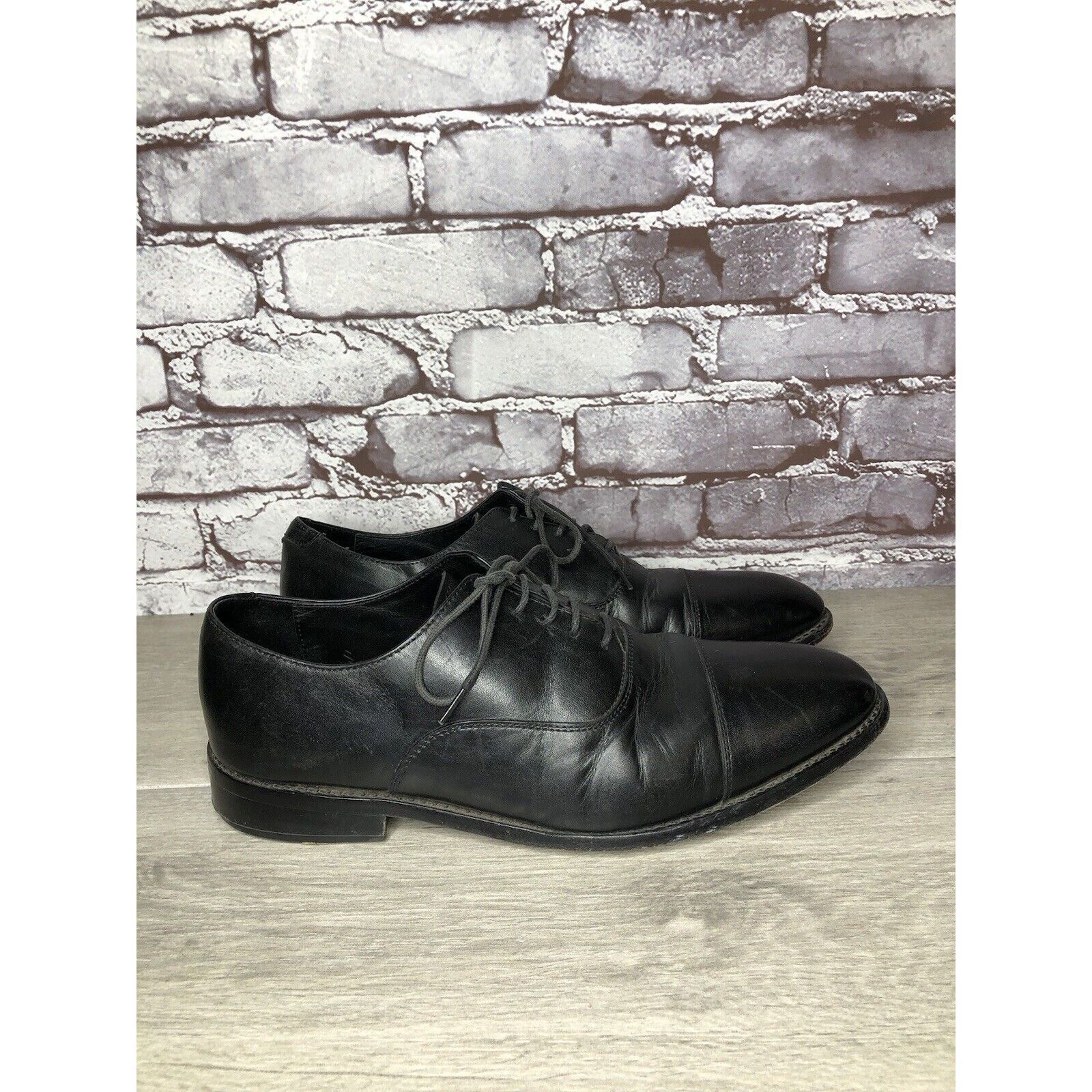 Other ANTHONY VEER Essentials Black Leather Goodyear Oxfords Cap T Size US 10 / EU 43 - 11 Thumbnail