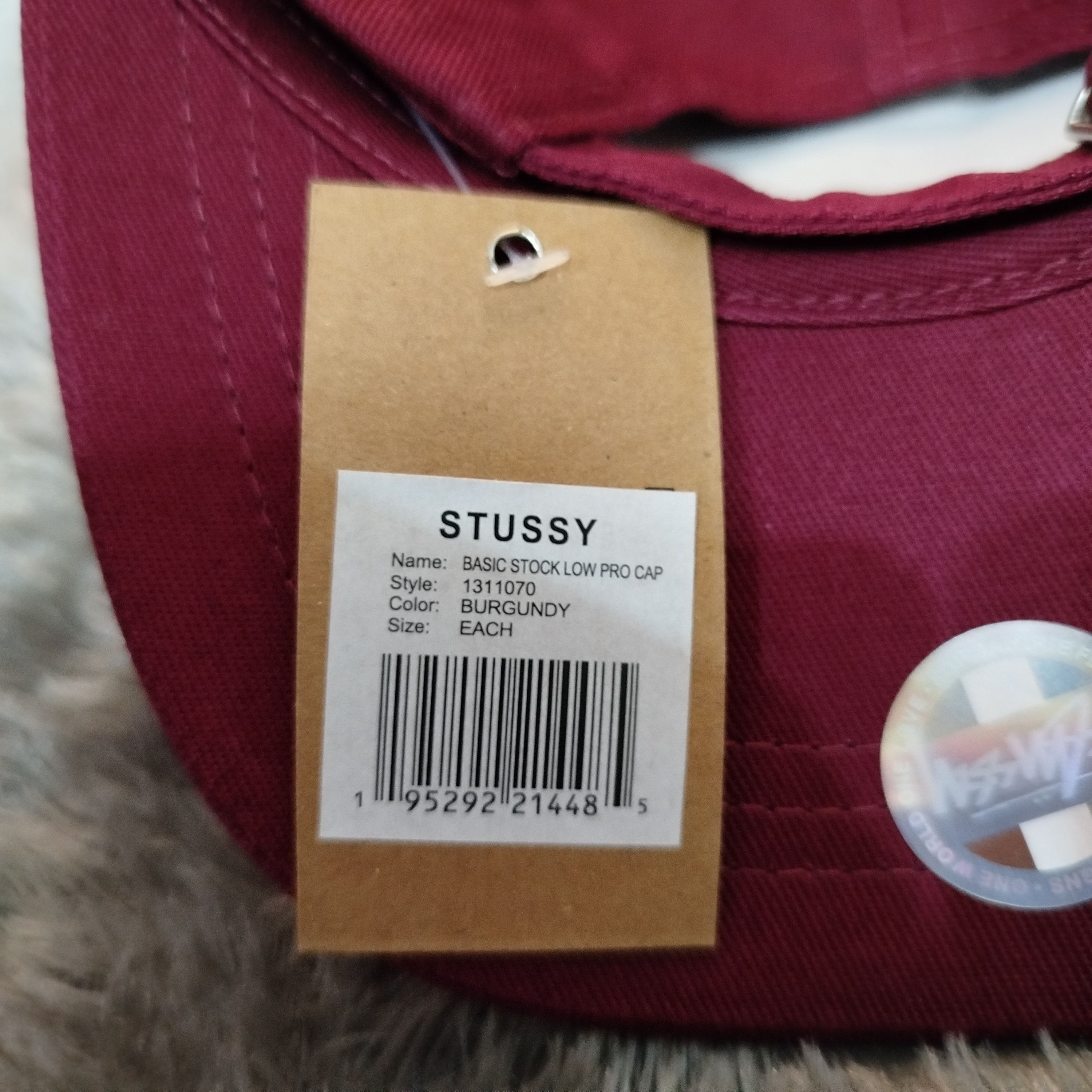 Stussy STUSSY BASIC STOCK LOW PRO CAP Size ONE SIZE - 3 Thumbnail