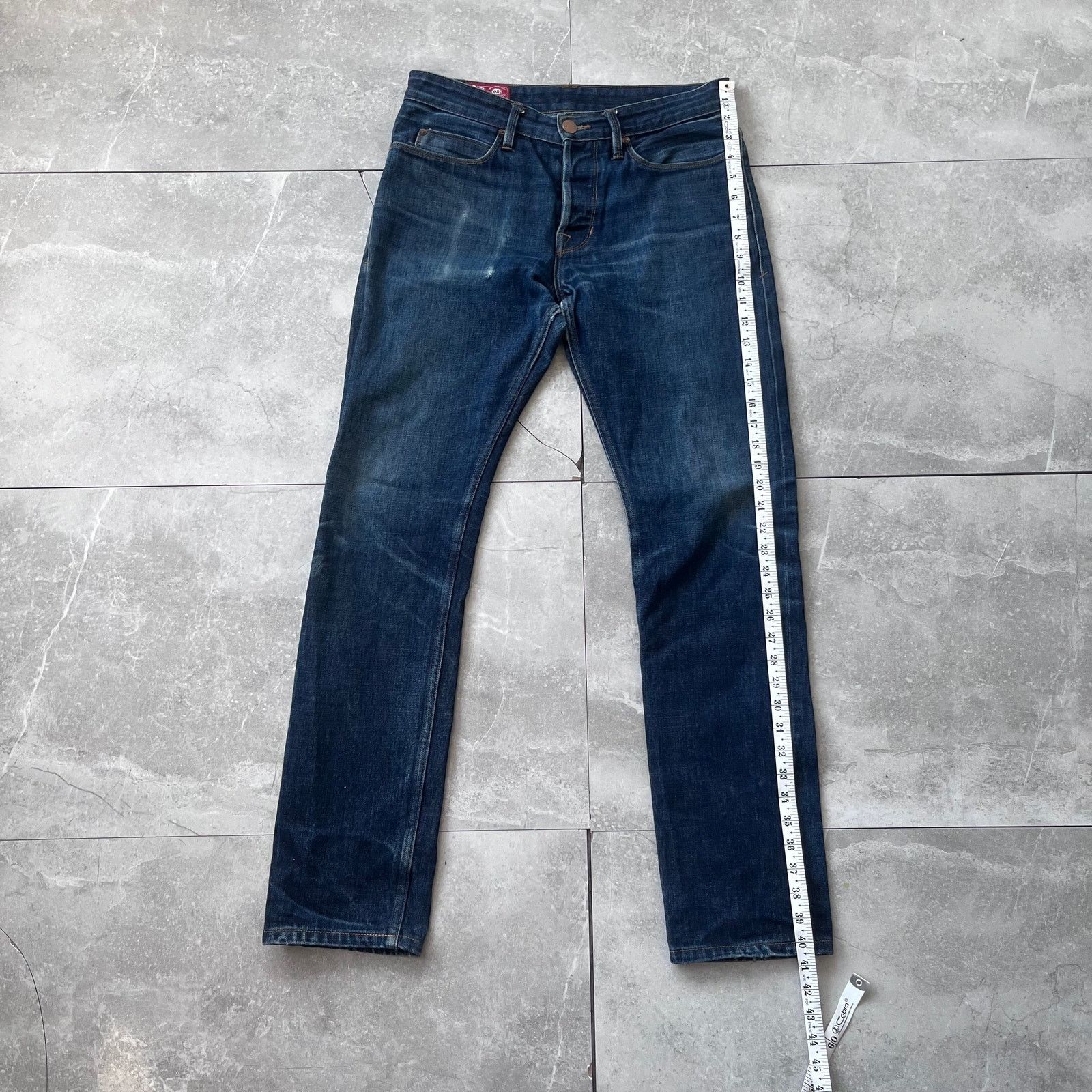 Freenote Cloth Freenote Cloth Rios Selvedge Jeans Patched & Faded Size US 31 - 4 Thumbnail