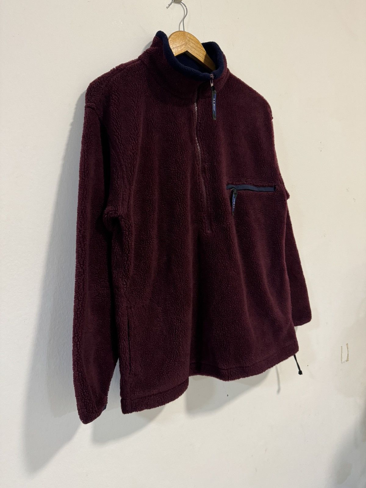L.L. Bean × Vintage Vintage LL BEAN Half Zipper Fleece Size US M / EU 48-50 / 2 - 2 Thumbnail
