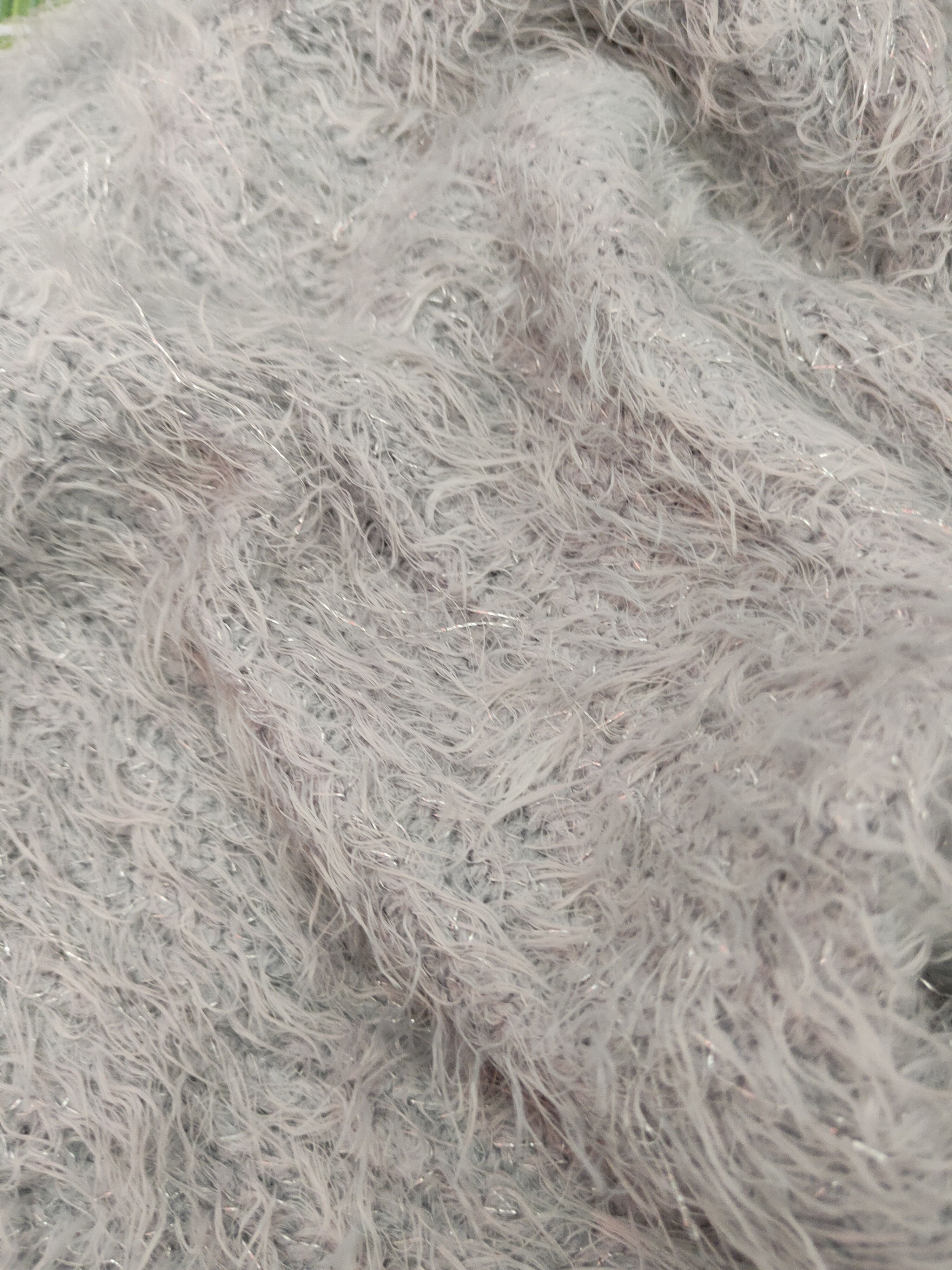 Homespun Knitwear × Japanese Brand × Vintage Earth Music & Ecology Light Gray Fur Mohair Knitwear #S1908 Size XS / US 0-2 / IT 36-38 - 10 Thumbnail
