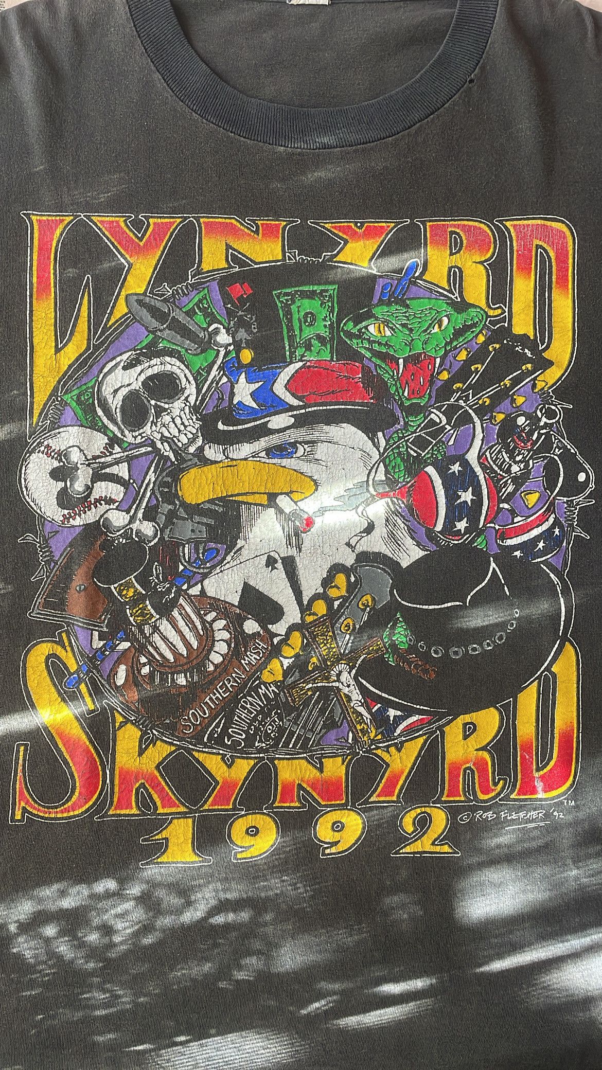 Vintage Lynyrd Skynyrd Vintage tee Size US XL / EU 56 / 4 - 2 Thumbnail