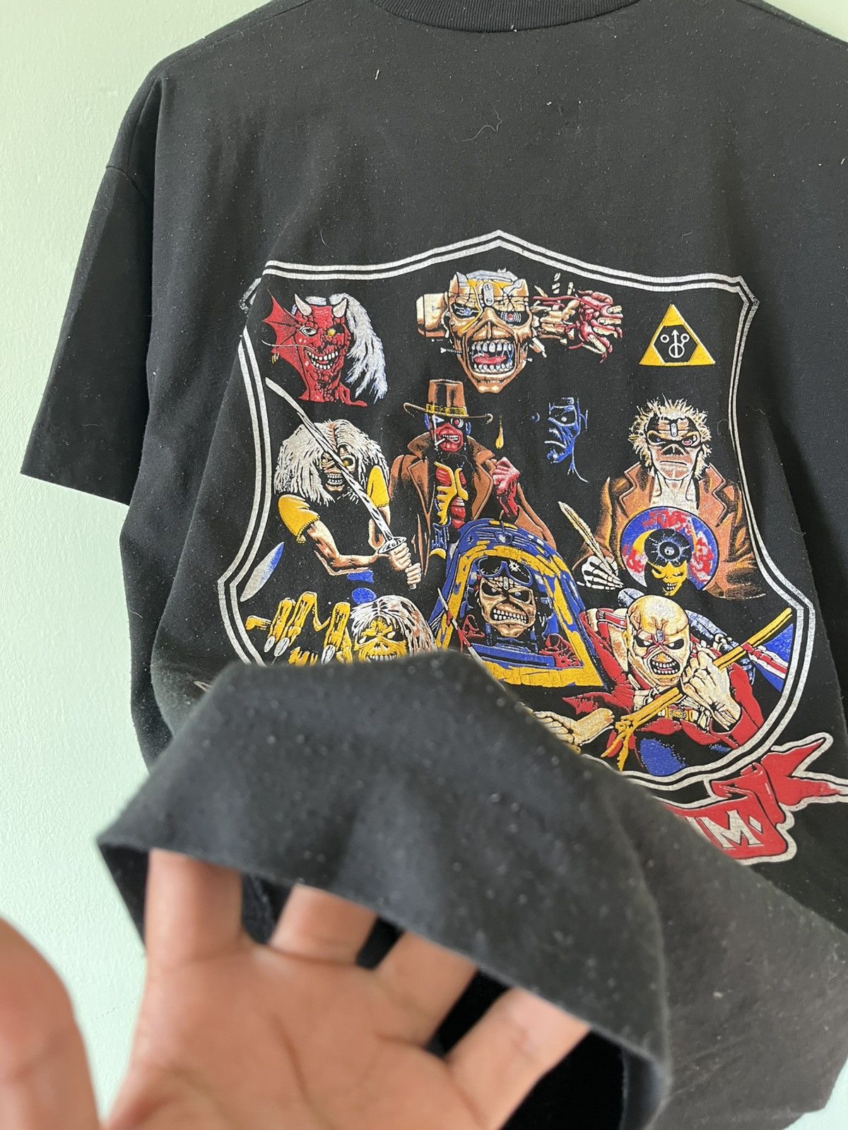 Iron Maiden 1990 Iron Mayden mexican bootleg Size US XL / EU 56 / 4 - 8 Thumbnail