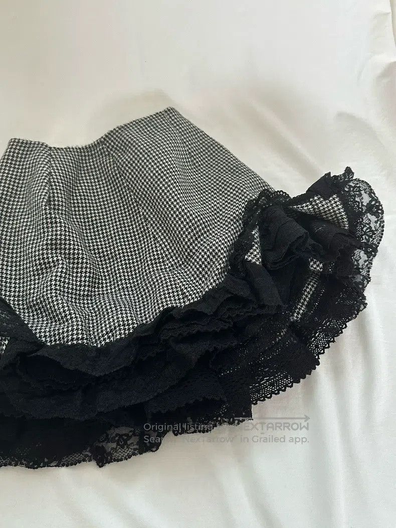 Junya Watanabe Junya Watanabe size M Multi Tiered Lace Hem Skirt Size 23" - 3 Thumbnail