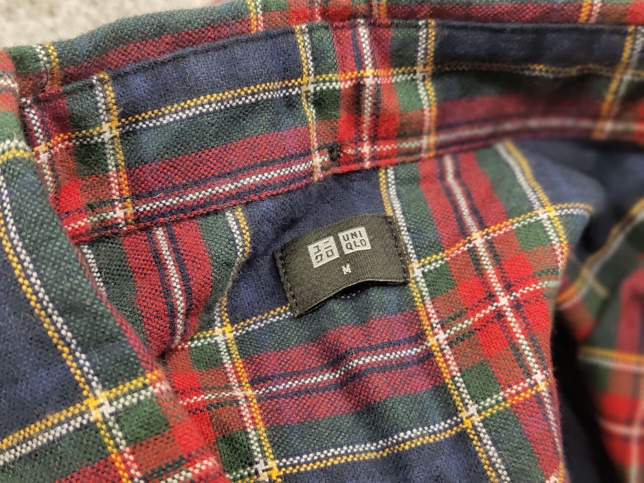 Uniqlo Uniqlo Flannel checkered Dark Travis Scott Y2K Shirt Style Size US M / EU 48-50 / 2 - 14 Thumbnail